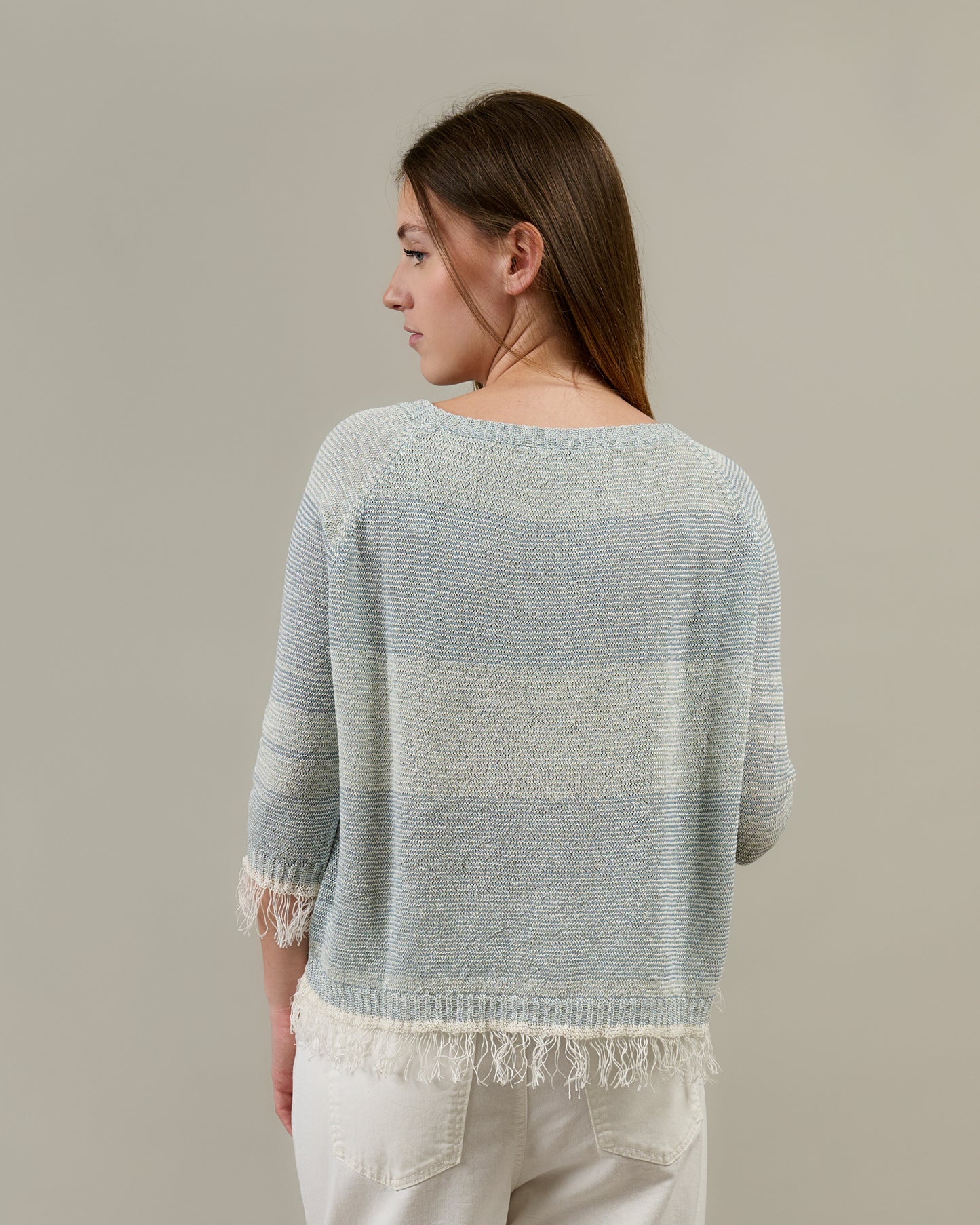 CIPRIA | Maglia in Lino e Viscosa