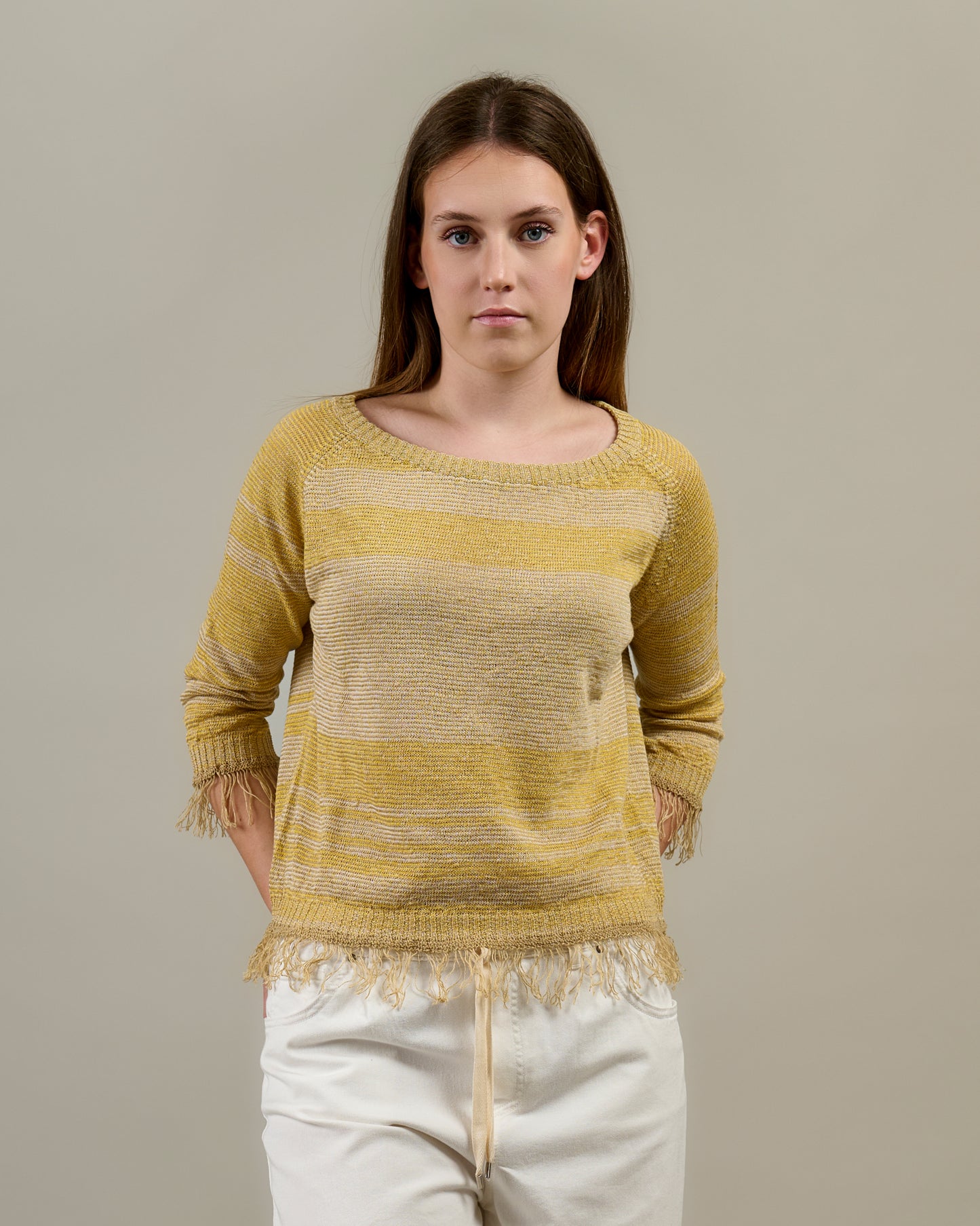 CIPRIA | Maglia in Lino e Viscosa