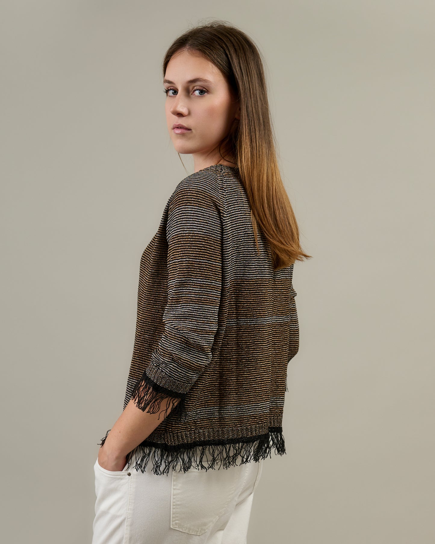CIPRIA | Maglia in Lino e Viscosa