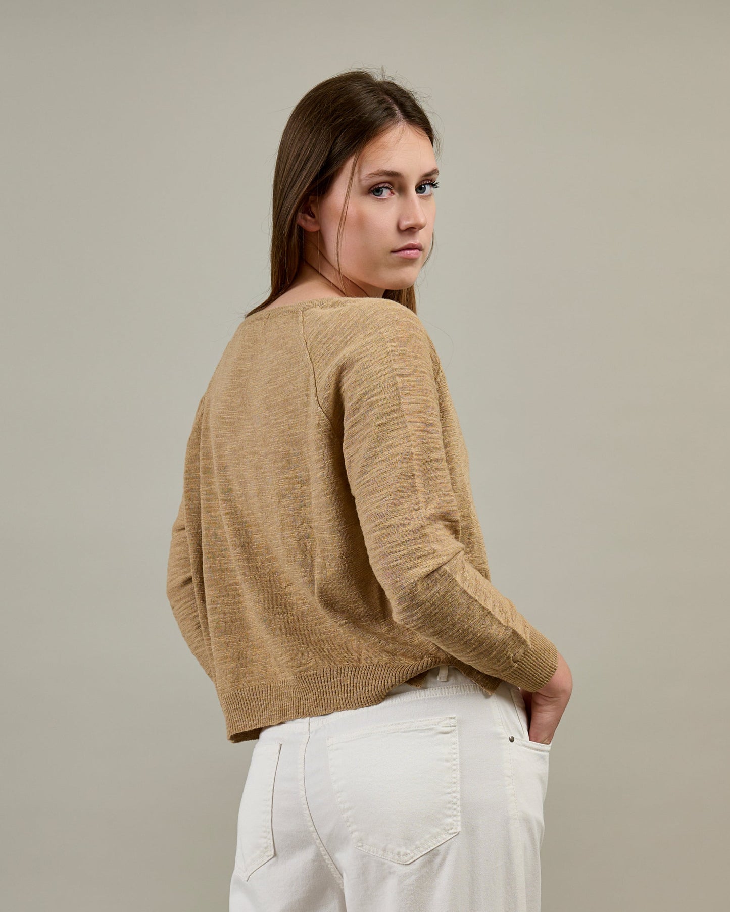 SALLY | Cardigan in Merino e Seta