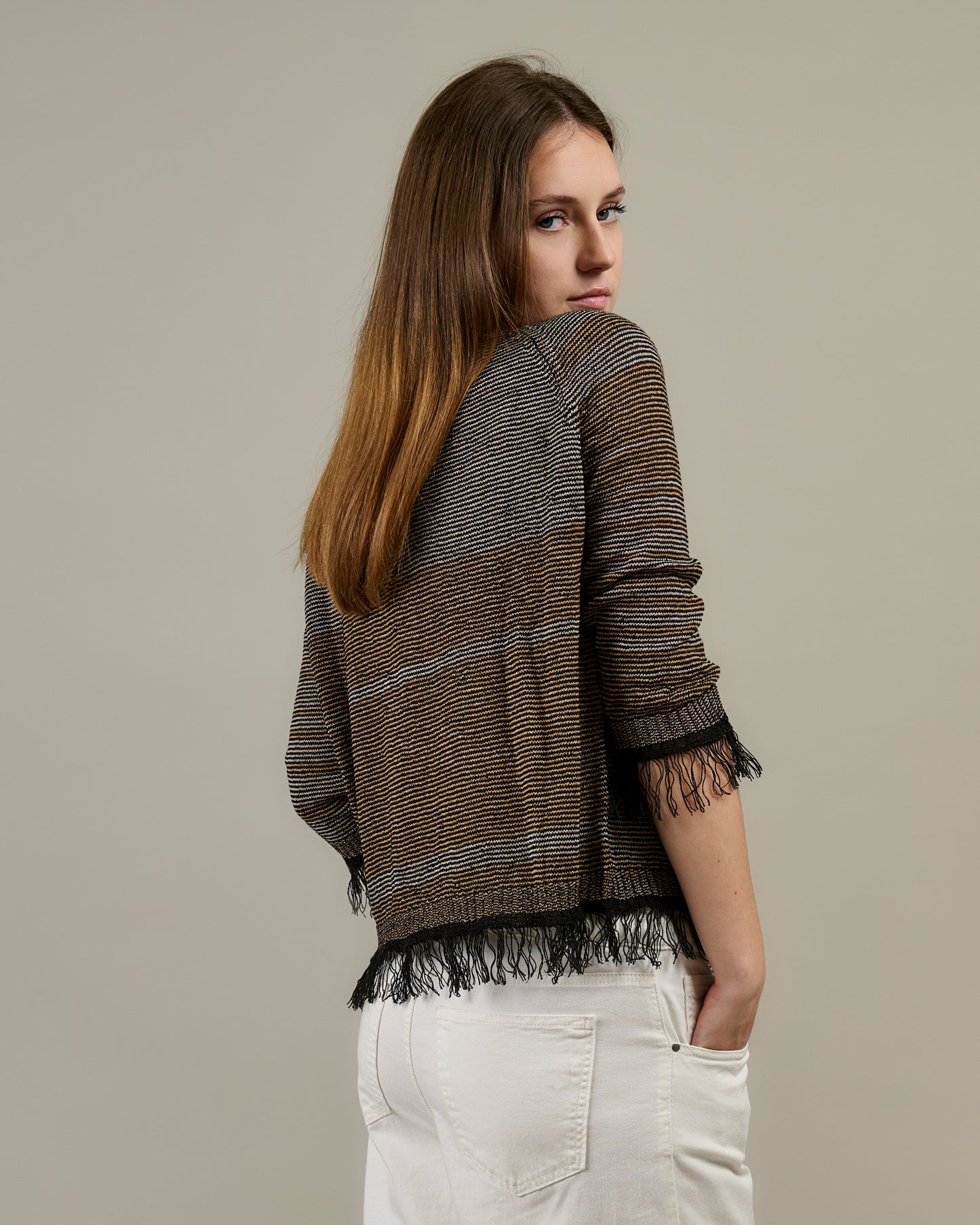 CIPRIA | Maglia in Lino e Viscosa