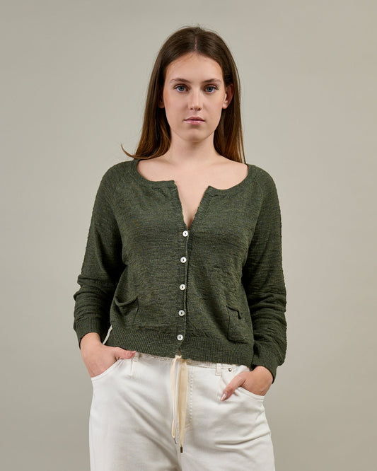 SALLY | Cardigan in Merino e Seta