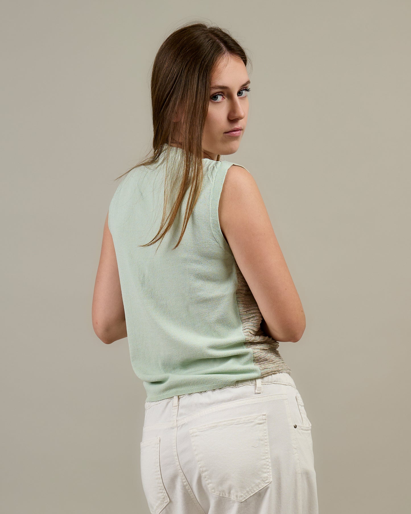 ODETTE | maglia in viscosa e lino
