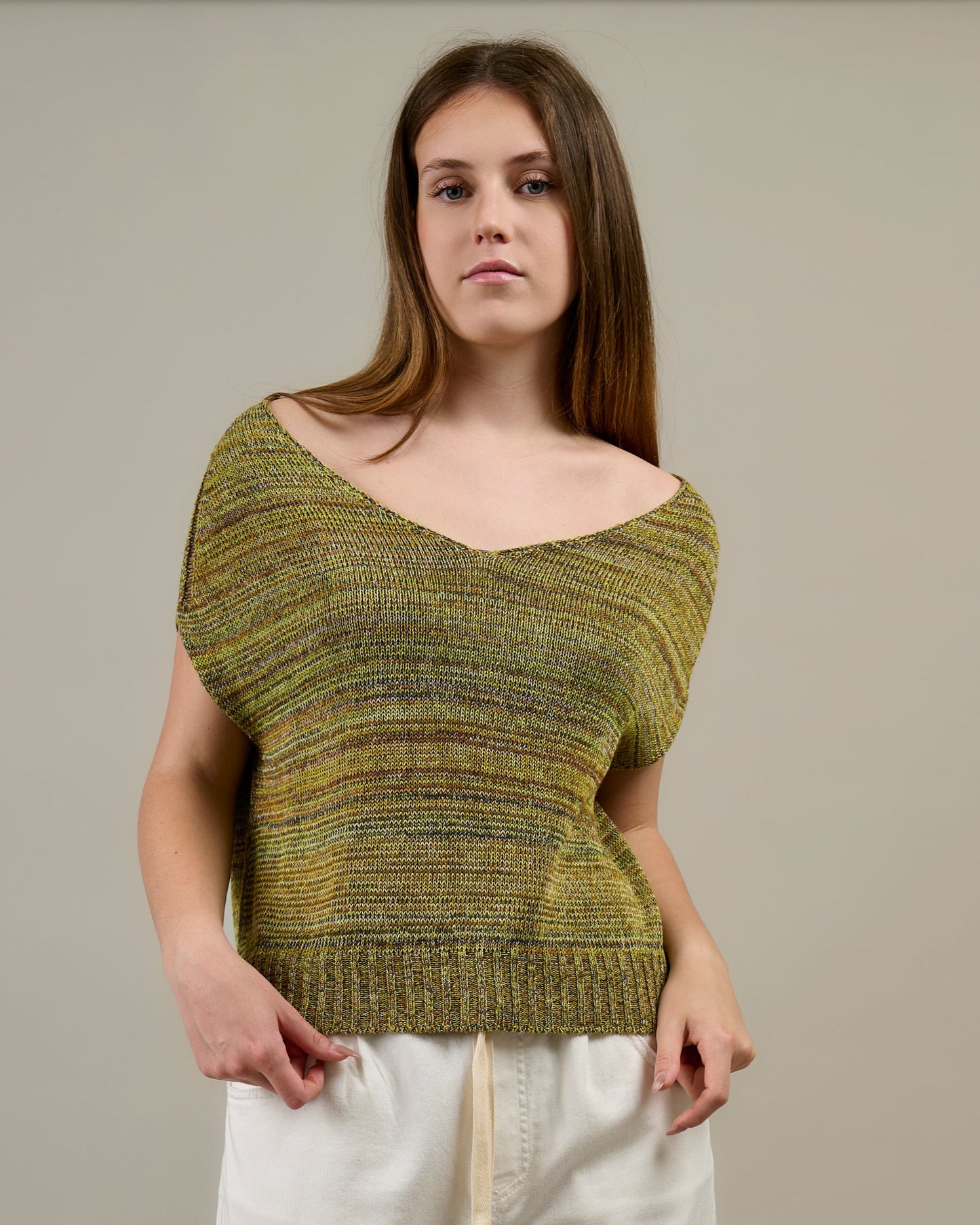 FIAMMETTA | Poncho in 100% Lino