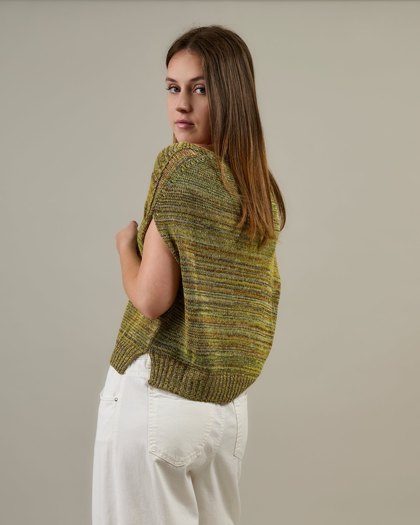 FIAMMETTA | Poncho in 100% Lino