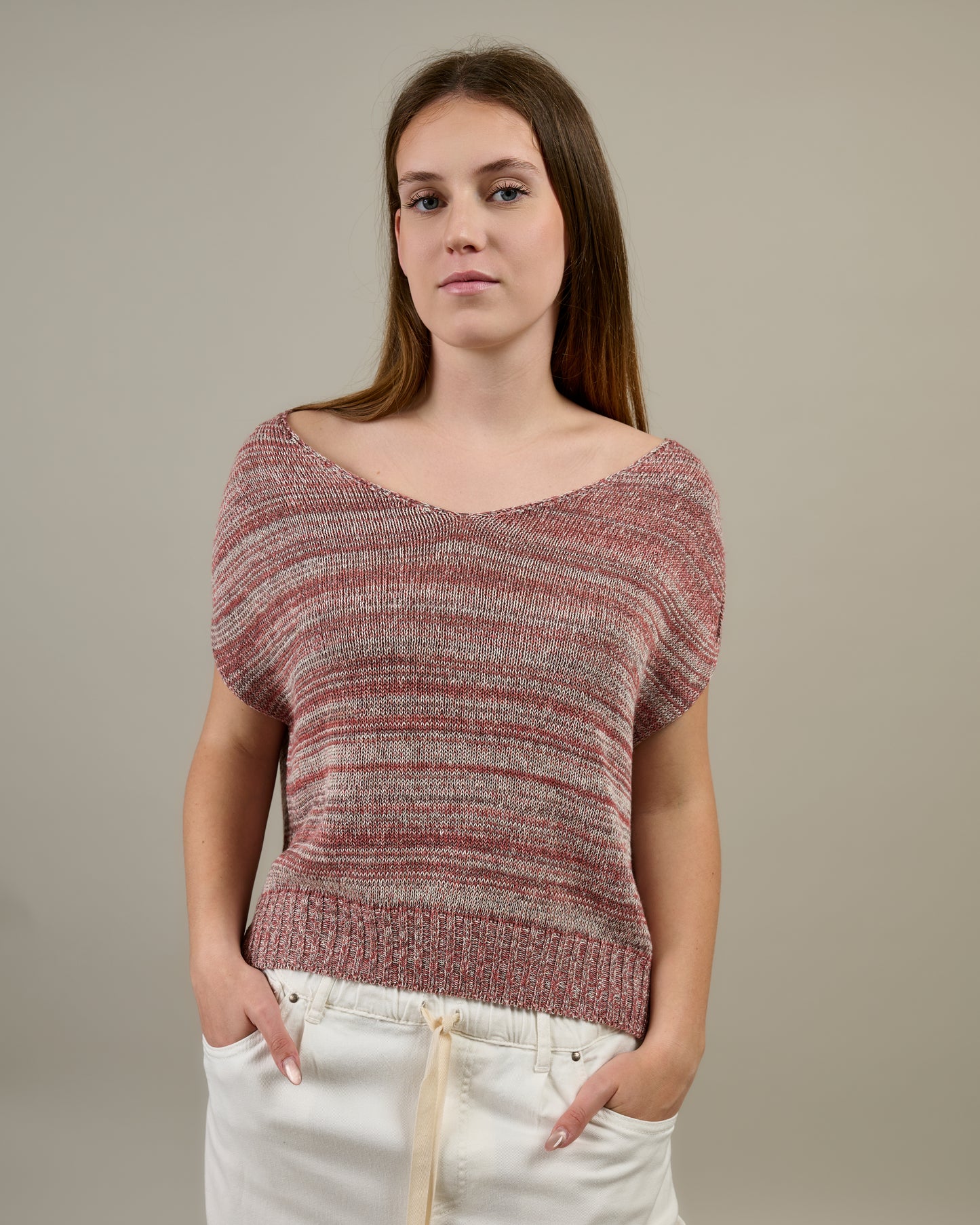 FIAMMETTA | Poncho in 100% Lino