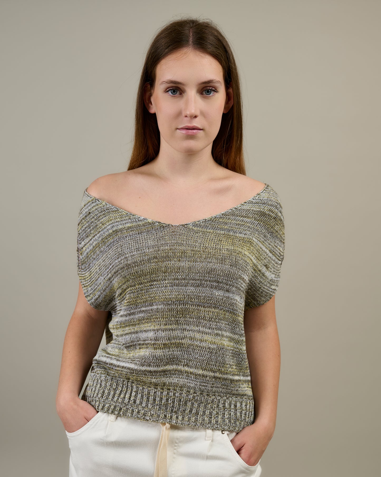 FIAMMETTA | Poncho in 100% Lino