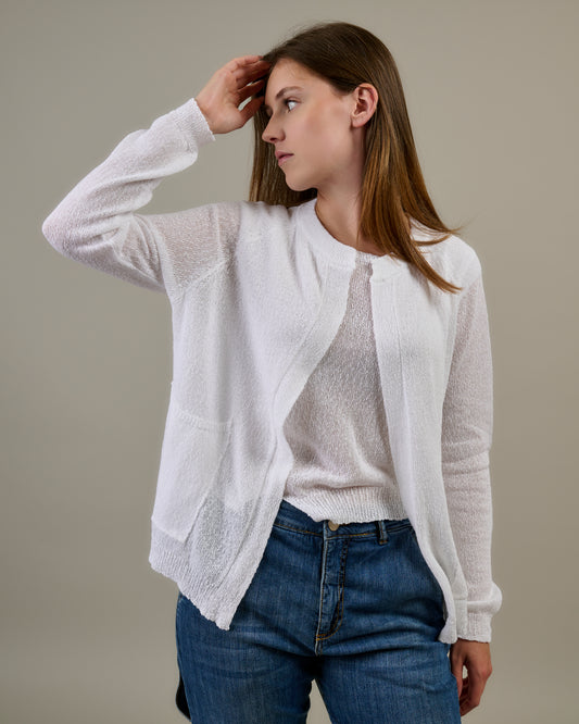 ROMANA | Cardigan in 100% Cotone