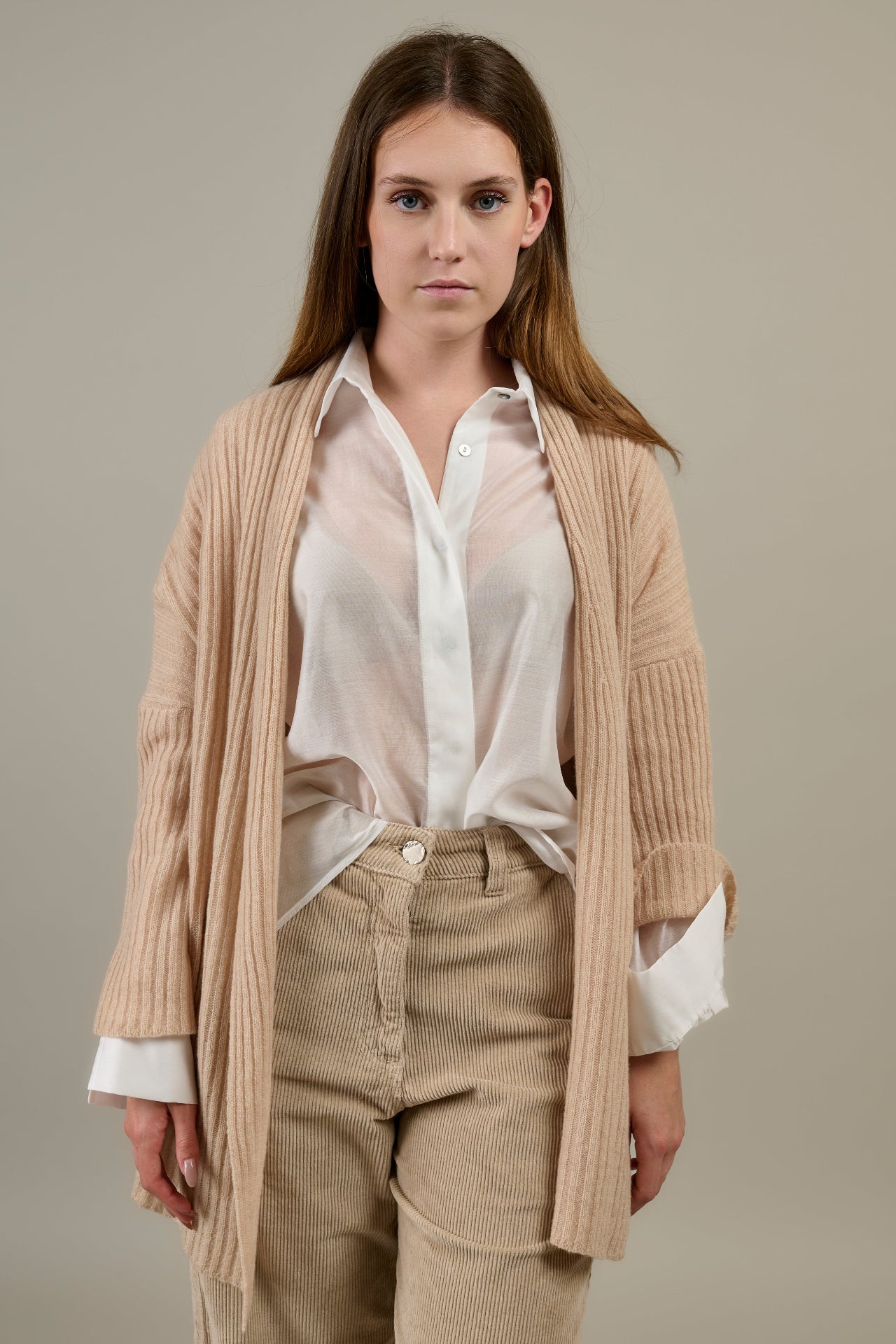 ZARA | Cardigan in Merino e Cashmere