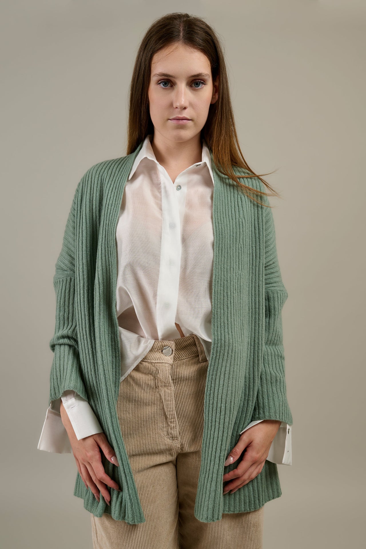 ZARA | Cardigan in Merino e Cashmere