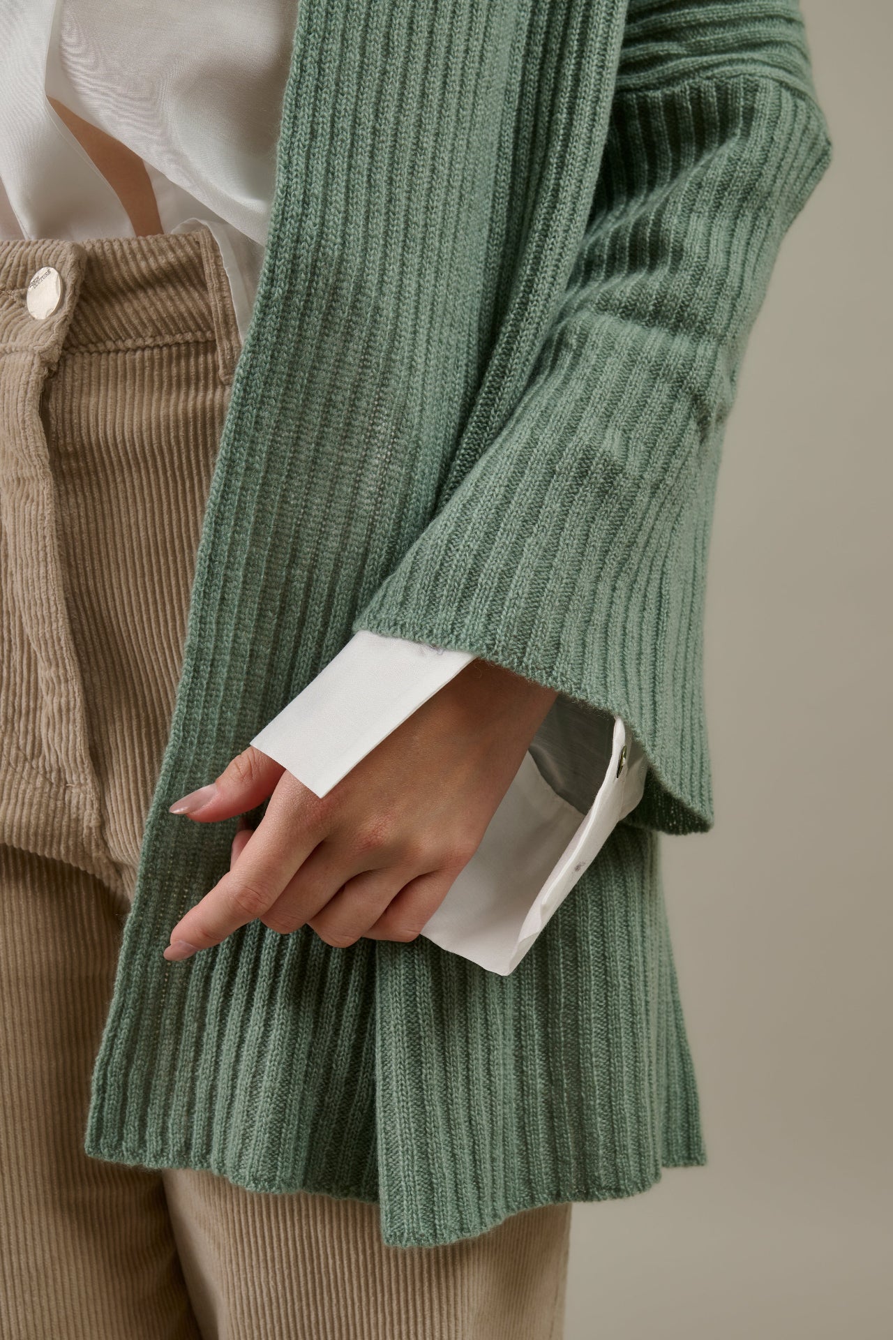 ZARA | Cardigan in Merino e Cashmere