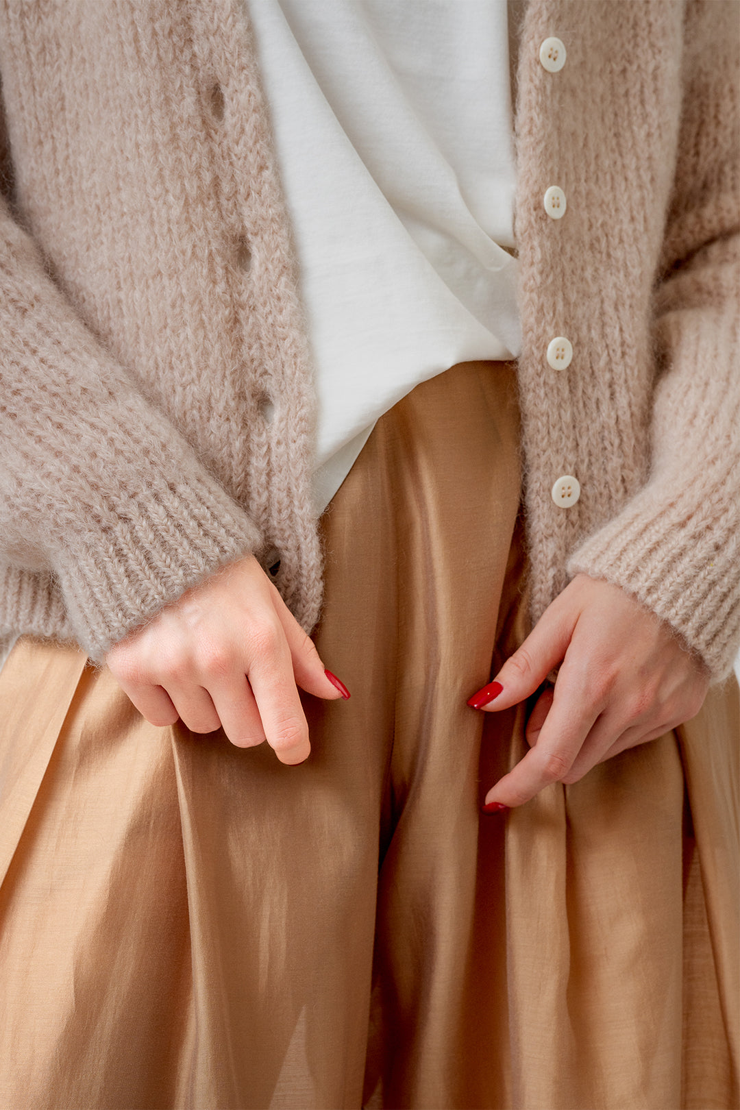 DUNDEE | Cardigan in Mohair e Merino