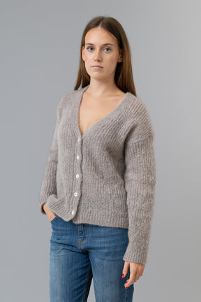 DUNDEE | Cardigan in Mohair e Merino