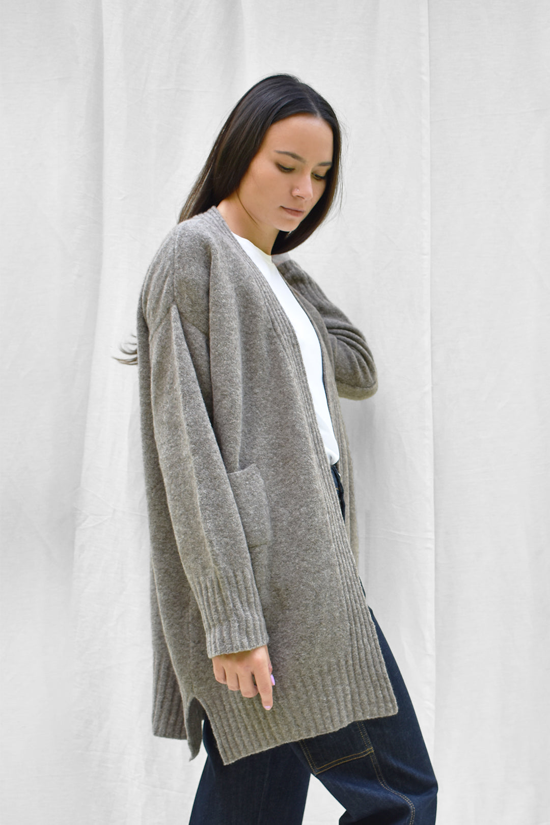 YAKIRA | Cardigan in Lana Merinos e Yak