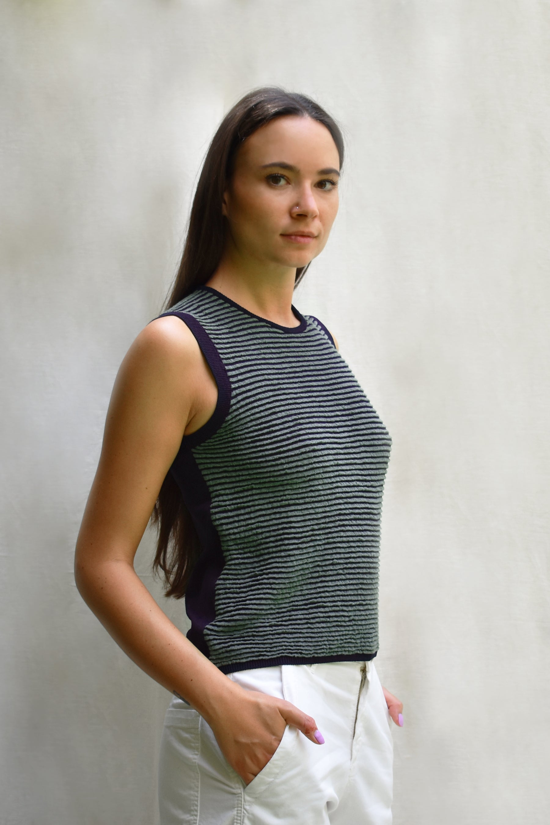 ODETTE | maglia in viscosa e lino